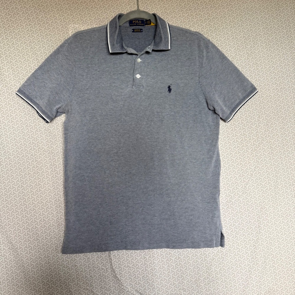 Polo Ralph Lauren Men Classic Fit Stretch Mesh Polo Shirt‎ Gray Size S